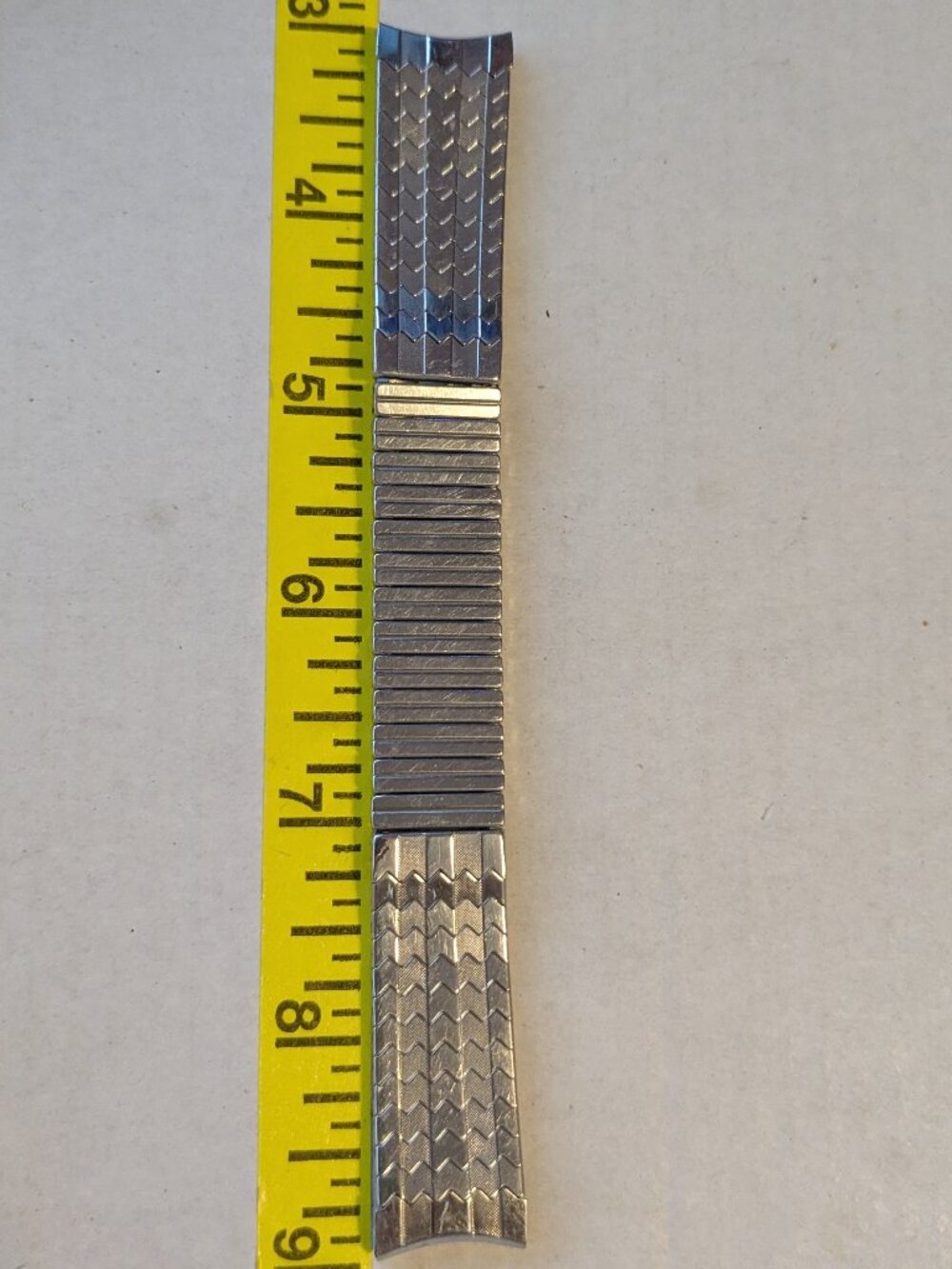 Vintage LENOX Silver Tone Stretch Watch Band